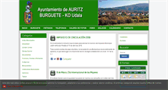 Desktop Screenshot of burguete.es