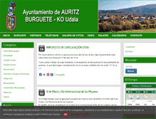 Tablet Screenshot of burguete.es